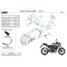 Mivv SR-1 Schwarz Honda CB750 HORNET H.085.LR1XB
