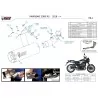 Mivv HR-1 Nero fondello carbonio Kawasaki Z900 RS