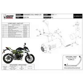 Mivv M3 Kawasaki Z 125