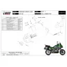 Mivv OVAL Carbono fondo carbono Kawasaki Versys 1000 / S / SE K.049.LEC