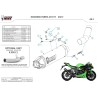 Mivv AK-1 Carbonio fondello carbonio Kawasaki NINJA ZX-6 R K.050.L3K