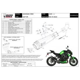 Mivv Delta Race Kawasaki Z900