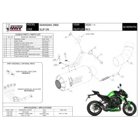 Mivv MK3 Kawasaki Z900