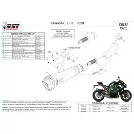Mivv Delta Race Kawasaki Z H2