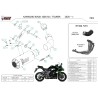 Mivv MK3 Inox Kawasaki NINJA 1000 SX / TOURER K.054.SM3X
