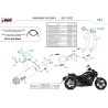 Mivv Echappement Sport Complet Noir fond carbone Kawasaki VULCAN S K.060.SH1BGN