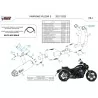 Mivv Escape Deportivo Completo Negro fondo carbono Kawasaki VULCAN S