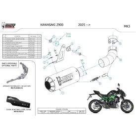 Mivv MK3 Carbonio Kawasaki Z900 K.062.LM3C
