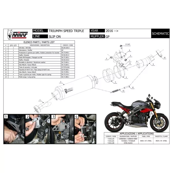Mivv GP Triumph Speed Triple