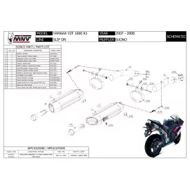 Mivv Suono Yamaha R1 YZF 1000