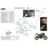 Mivv Echappement Sport Complet Noir fond carbone Voge BRIVIDO 125R VO.002.LXBC + ACC.041.A1