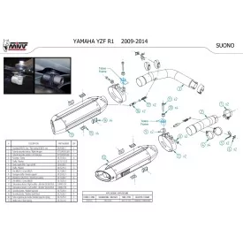Mivv Suono Yamaha R1 YZF 1000