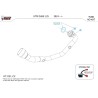 Mivv De-Cat Pipe Ktm 125 DUKE KT.031.C2