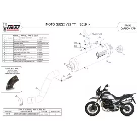 Mivv Oval Moto Guzzi V85 TT