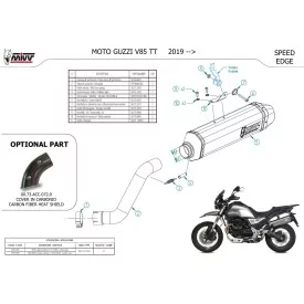 Mivv Speed Edge Moto Guzzi V85 TT