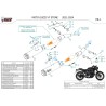 Mivv HR-1 Nero Moto Guzzi V7 STONE M.014.LH1BA + ACC.087.A2