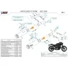 Mivv HR-1 Nero Moto Guzzi V7 STONE M.014.LH1BA + ACC.087.A2
