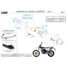 Mivv STR1 Nero Husqvarna 701 ENDURO / SUPERMOTO M.HU.010.LXBC + ACC.041.A1