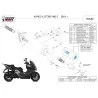 Mivv MOVER Negro Kymco XCITING 400i S MV.KY.0001.LV + ACC.046.A1