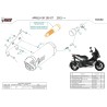 Mivv MOVER Noir Aprilia SR 200 GT MV.AP.0001.LV + ACC.042.A1