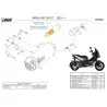 Mivv MOVER Noir Aprilia SR 200 GT MV.AP.0001.LV + ACC.042.A1