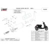 Mivv MOVER Schwarz Piaggio VESPA GTS 300 MV.PG.0002.LV + ACC.044.A1