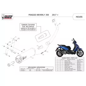 Mivv Mover Piaggio Beverly 350 400