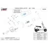 Mivv Escape Deportivo Completo Negro Piaggio VESPA GTS 125 i.e. MV.PG.0004.LV + ACC.042.A1