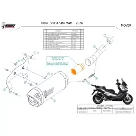 Mivv MOVER Black Voge SFIDA SR4 MAX MV.VO.0001.LV + ACC.041.A1