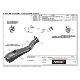 Hp Corse Hydroform Satin Suzuki Gsx-r 600 2008/2010