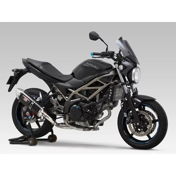 Yoshimura JMCA Slip-On R-77J SV650/SV650X (22) (ABS) 110-119-5W20
