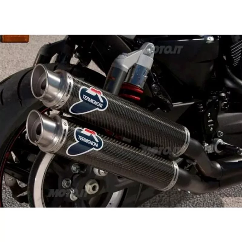 Termignoni Rond Acier Inoxydable Carbone HD Xr 1200