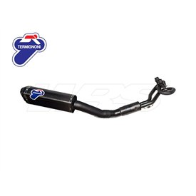 Termignoni Sistema Completo Scream Acero Inoxidable Negro Titanio Negro Yamaha T-Max 560