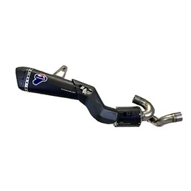 Termignoni Système Racing Complet Acier Inoxydable Titane Noir Ducati Multistrada V4