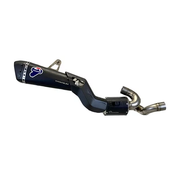 Termignoni Système Racing Complet Acier Inoxydable Titane Noir Ducati Multistrada V4