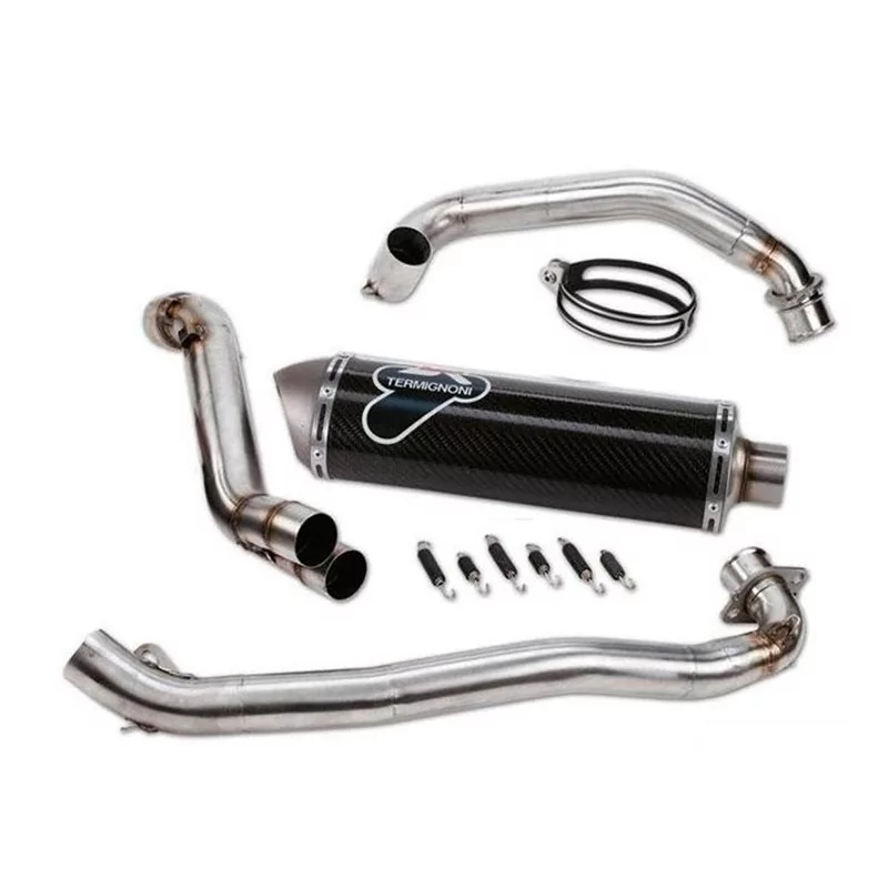 Termignoni Système Complet Carbone Ducati Hypermotard 796 96455810B Termignoni Système Complet Carbone Ducati Hypermotard 796 96455810B