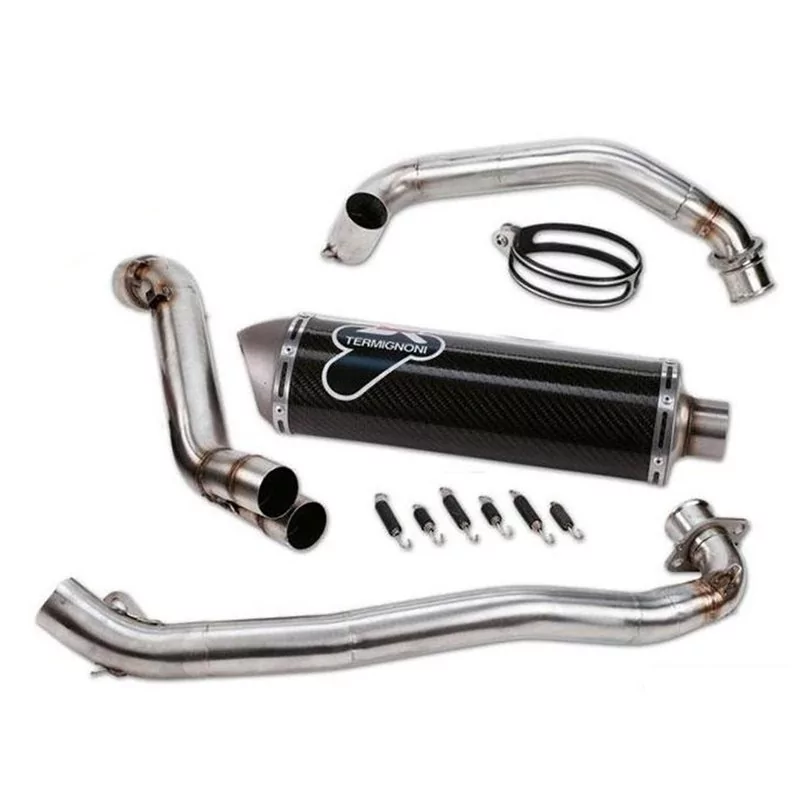 Termignoni Sistema Completo Carbono Ducati Hypermotard 796 96459110B Termignoni Sistema Completo Carbono Ducati Hypermotard 796 96459110B