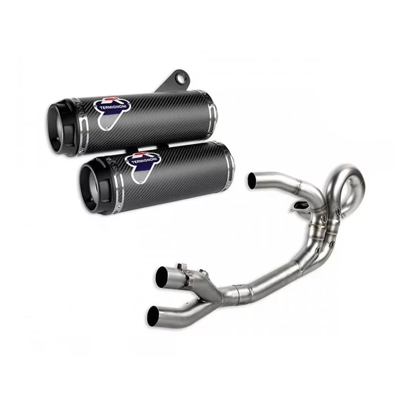 Termignoni Impianto Completo Carbonio Ducati Monster 1200 2017/2020 Termignoni Impianto Completo Carbonio Ducati Monster 1200 2017/2020