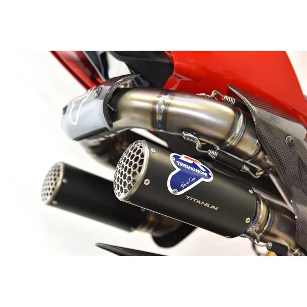 Termignoni Kit SBK Replica Titane Titane Noir Ducati Panigale V4