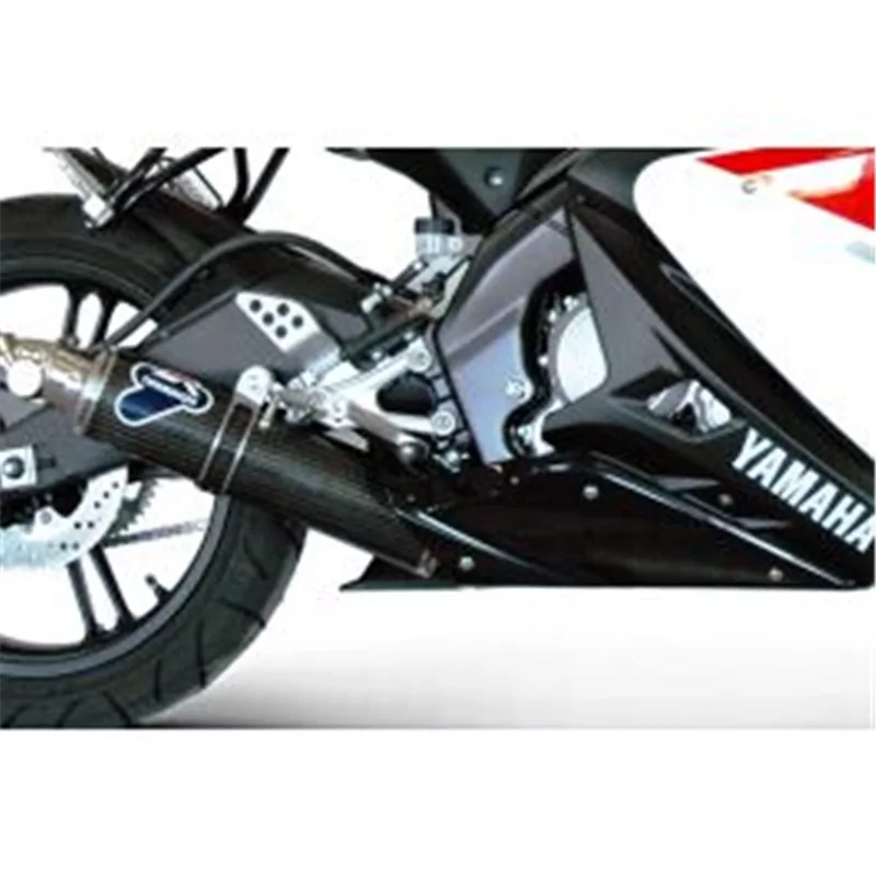 Termignoni Kit Redondo Acero Inoxidable Carbono Yamaha YZF R 125 2008/2013 Termignoni Kit Redondo Acero Inoxidable Carbono Yamaha YZF R 125 2008/2013