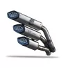 Mt-Race Mv Agusta Rivale Euro 3 2013-2017 Slip-on + Mittelrohr 3-Rohr
