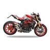 Mt-Race Mv Agusta Dragster Euro 3 2014-2017 Silenciador + Colector central 3 Salidas