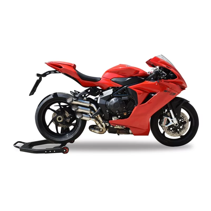 Mt-Race Mv Agusta F3 Euro 4-5 2018-2025 Silenciador + Colector central 3 Salidas