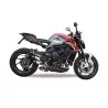 Mt-Race Mv Agusta Brutale Euro 4-5 2018-2025 Slip-on + Mittelrohr 3-Rohr