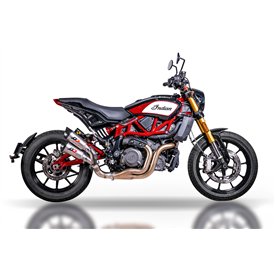Qd Exhaust INDIAN FTR 1200 twin Gunshot Euro 5