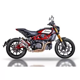 Qd Exhaust INDIAN FTR 1200 twin Gunshot Euro 5
