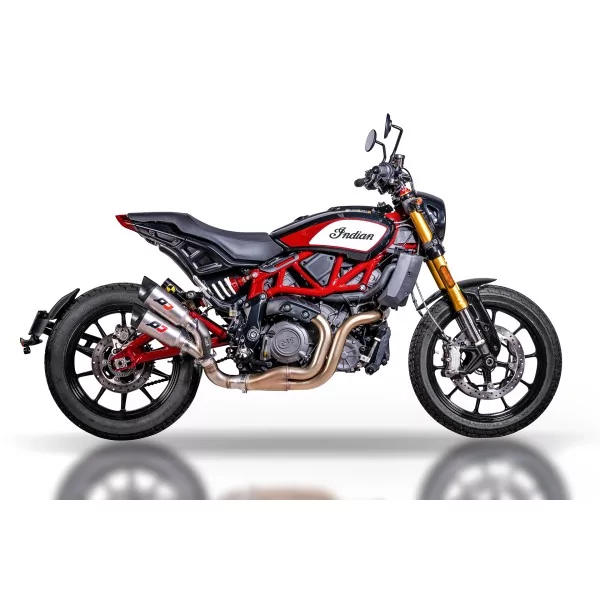 Qd Exhaust INDIAN FTR 1200 twin Gunshot Euro 5
