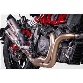 Qd Exhaust INDIAN FTR 1200 twin Gunshot Euro 5