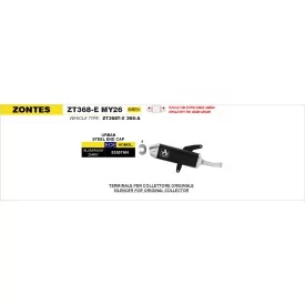 Arrow Exhaust Zontes ZT368-E MY26 - Urban