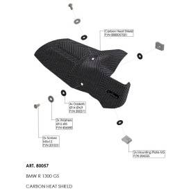 Leovince Hitzeschutz Bmw R 1300 GS 2023/2026 80057